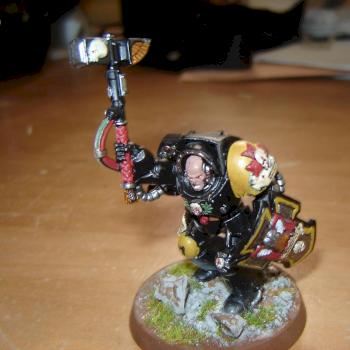 Black Templar Assault Terminator Repost by SpaceChicken