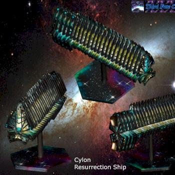 Cylon Resurrection ship by RevenantDrag00n