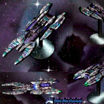 A cylon Pilager Battlecruiser by RevenantDrag00n