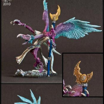 Greater Daemon of Tzeentch by Eillyenn