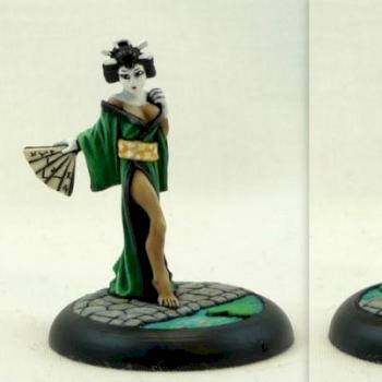 Courtesan at the Koi Pond by Citrine