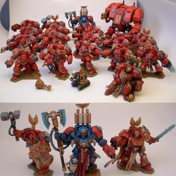 Space Hulk Figures plus Dreadnought by TyphoidGarry
