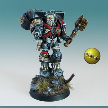 Blood Angel Chaplain Lemartes by nels0nmac