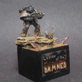 Legion of the Damned Space Marine by Smok by WhiteRavenFactory