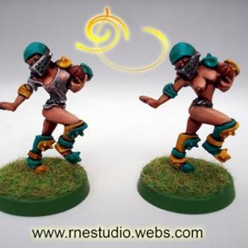 Blizter, Fantasy Football, female, woman, Blood bowl by RN Estudio