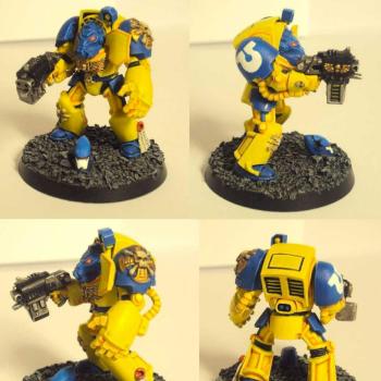 Space Marine Terminator - bigger pics by loselfos