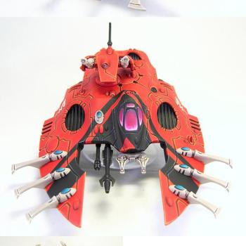 Eldar Wave Serpent of Saim-Hann by richardvan