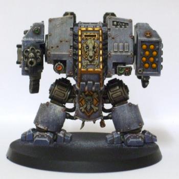 Space Wolves Dreadnought by pig of sparta