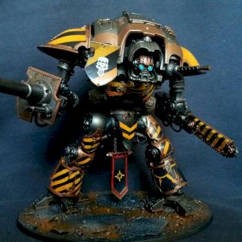 Iron Warriors chaos knight by dogparry