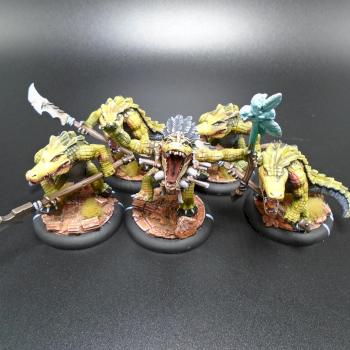 Hordes Painted Minions Unit Gatormen Posse 4 by w013ejb