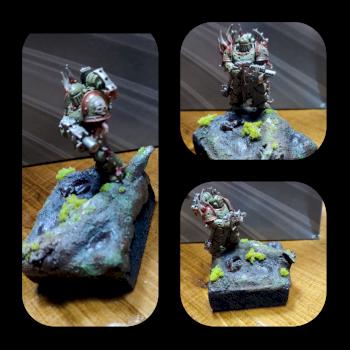 Death guard (first attempt at a base) by Akhlys