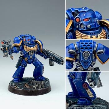 Spacemarine From Spacemarine Heroes by alexlazarovski