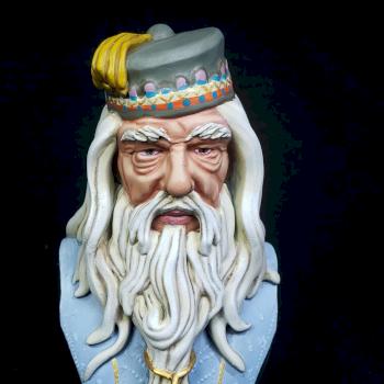 Dumbledore bust by Jaggedbrushstudios