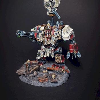 Venerable Black Templar Dreadnought by batthemadbat