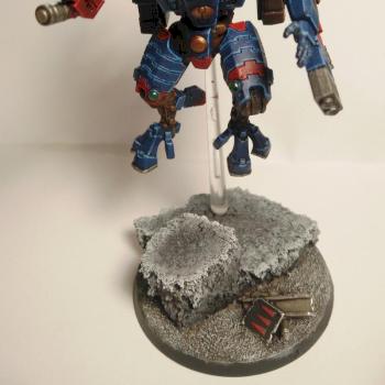 T'au Commander in XV86 Coldstar Battlesuit by Grub