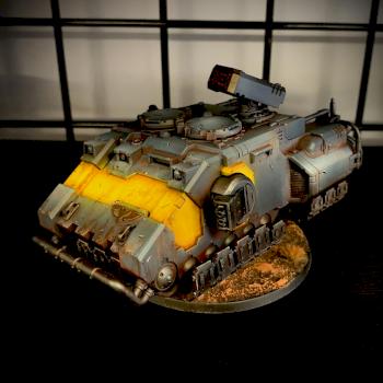 Space Wolves Impulsor by PiratePaintingFXBG