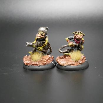 Hordes Painted Minions Unit Swamp Gobber Bellows Crew by w013ejb