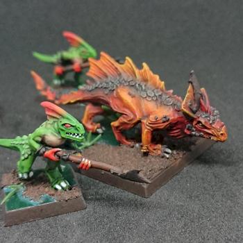 WArhammer Fantasy Lizardmen Salamander by Bauer