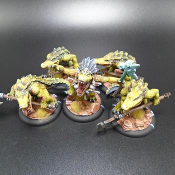 Hordes Painted Minions Unit Gatormen Posse 2 by w013ejb
