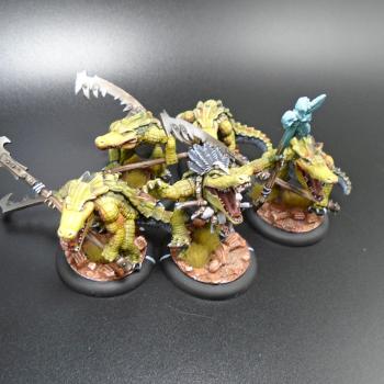 Hordes Painted Minions Unit Gatormen Posse by w013ejb