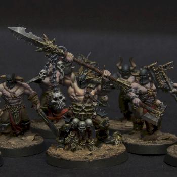 Bloodreavers x10 and Exalted Deathbringer by Pomashka