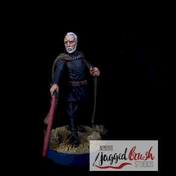 Count Dooku by Jaggedbrushstudios