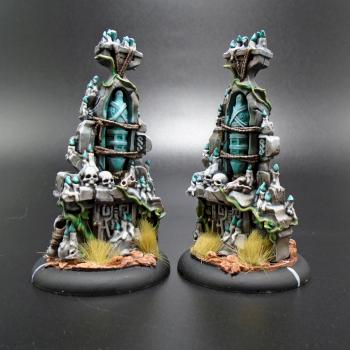 Hordes Painted Minions Solo Bone Shrine by w013ejb