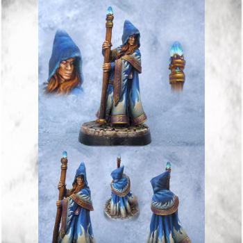 Anirion, Wood Elf Wizard (Reaper Bones) by algente