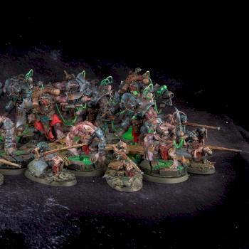 Skyre Stormfiends, Rat Ogres,  jezzail by lomarot
