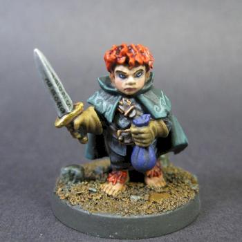 STITCH THIMBLETOE, HALFLING THIEF by mikecarrero