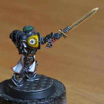 Imperial Fists Legion Champion by Abhoras