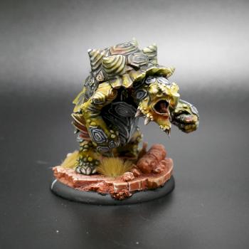 Hordes Painted Minions Warbeast Bull Ironback Spitter by w013ejb