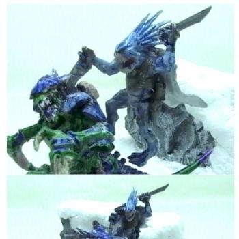 kroot attacking tyranid by tons of crap