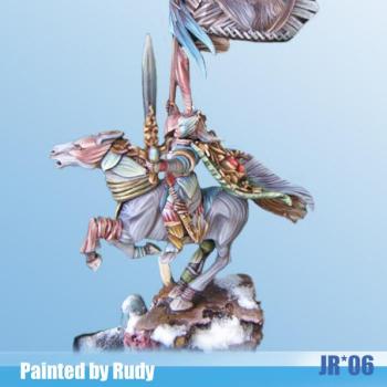 Wood Elf Lord of Elven Steed Painted by Rudy (JR) by yahooart