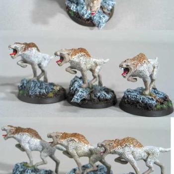 LOTR: White Warg by jacoleko