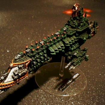 Battlefleet Gothic: Imperator Schlachtschiff by Hive Tyrant