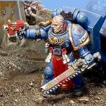 ultramarines vs tyranids diorama by miniatureheaven