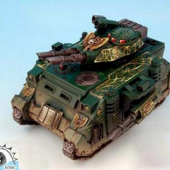 Warhammer 40K Dark Angels Predator Tank by rene