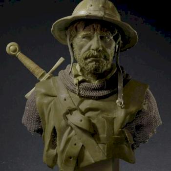 Medieval Bust,scale 1/10 by palmielcore