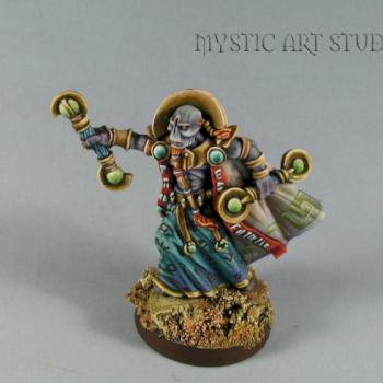 Tau Ethereal with Hand Weapons by Benesz
