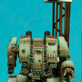 Last Legionnaire - Space Marine Dreadnought by akaranseth
