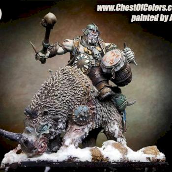 Ogre Drummer on Rhinox by Ana