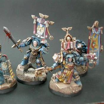 ultramarine terminator command squad. by RAFF