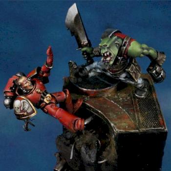 Ork Vs Blood Angel - This...is...WAAAGH!!! by paloji