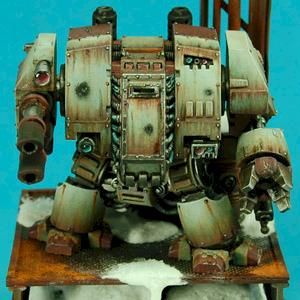Last Legionnaire - Space Marine Dreadnought by akaranseth