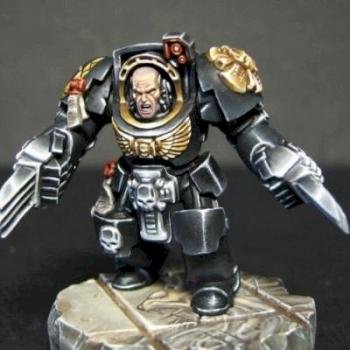 Hammers of Dorn terminator (with a new base) by Routaporsas