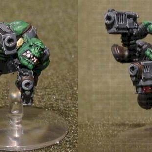 Ork in Bullet-time by LordofthePit