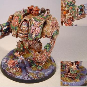 nurgle dreadnought by armees de gehenne