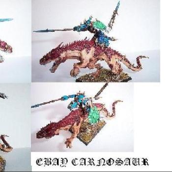 LIZARDMEN CARNOSAUR by INNERSPIN1