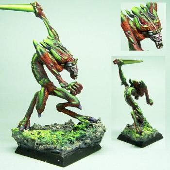 Bloodletter, Lesser Daemon of Khorne by QiaoZhong